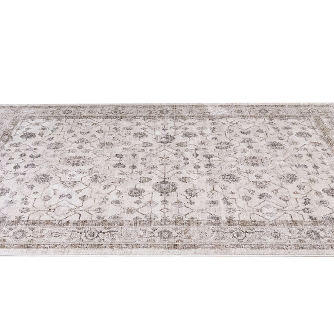 Dutch Lifestyle - Birjan H - PES/Katoen/Latex - Vloerkleed - Beige