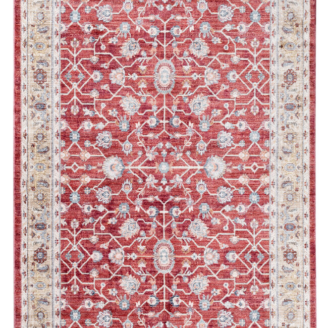 Dutch Lifestyle - Birjan H - PES/Katoen/Latex - Vloerkleed - Rood