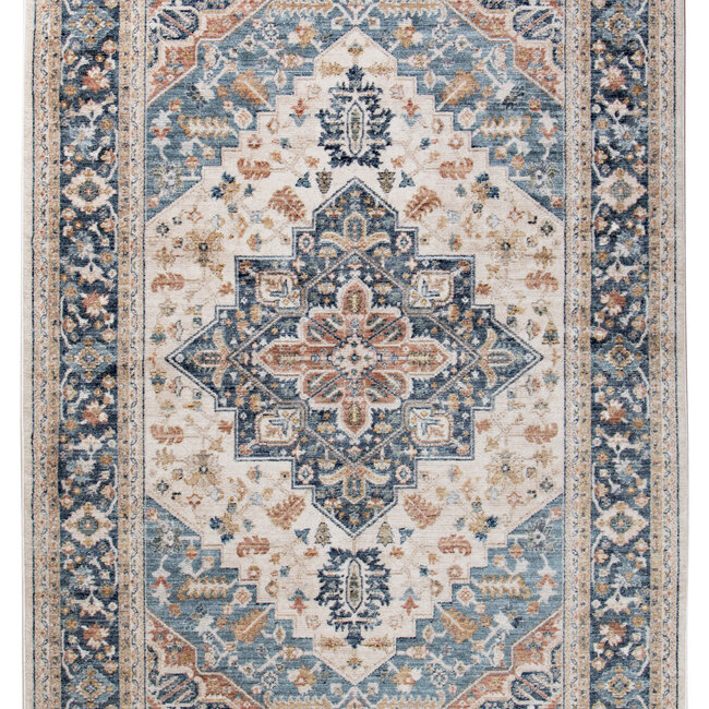 Dutch Lifestyle - Birjan H - PES/Katoen/Latex - Vloerkleed - Blauw