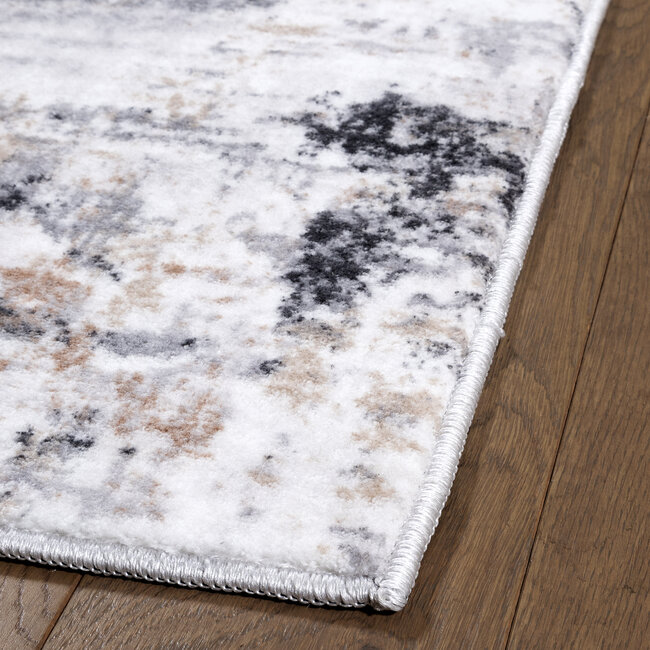 Dutch Lifestyle - Bristol B - PES/PVC - Vloerkleed - Grijs