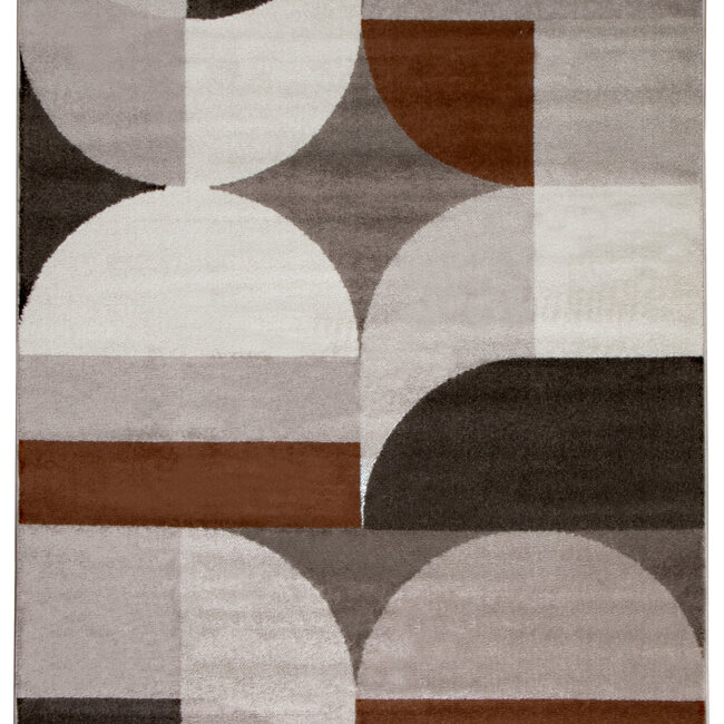 Dutch Lifestyle - Brooklyn A - PP/Jute/PES/Latex - Vloerkleed - Bruin/terra