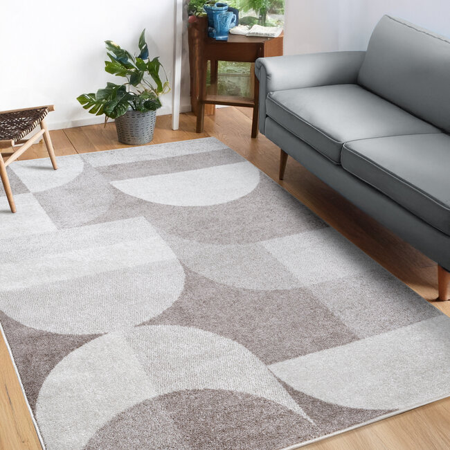 Dutch Lifestyle - Brooklyn A - PP/Jute/PES/Latex - Vloerkleed - Bruin