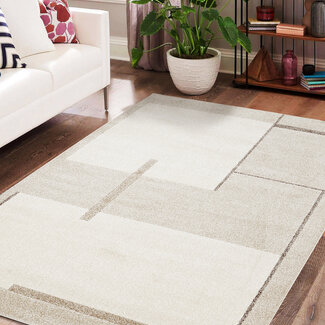 Dutch Lifestyle - Casa K - PP/Jute/PES - Vloerkleed - Beige/ivoor