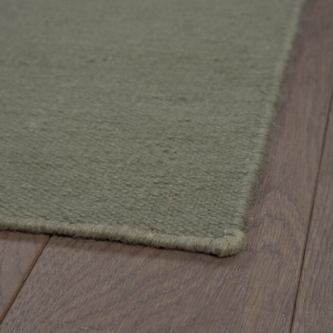 Dutch Lifestyle - Eva - Wol/Katoen - Vloerkleed - Groen