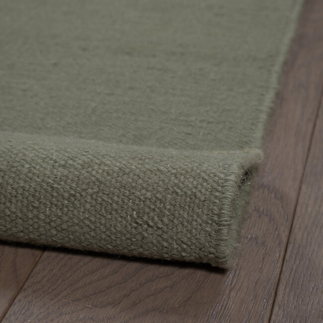 Dutch Lifestyle - Eva - Wol/Katoen - Vloerkleed - Groen