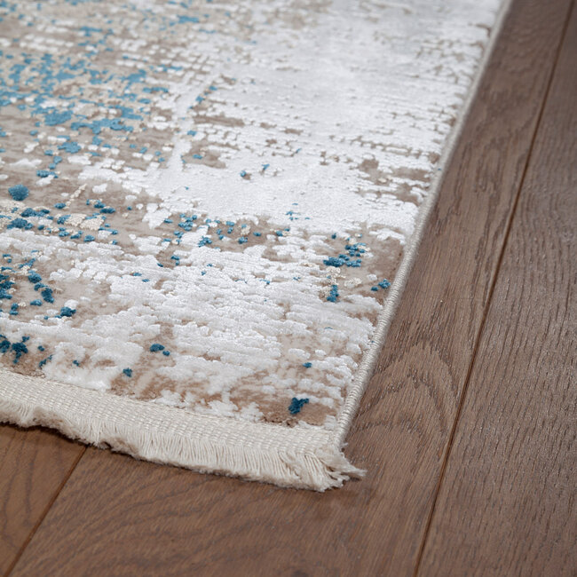 Dutch Lifestyle - Kennedy M Creme/terra - Polyacryl/Viscose/Latex/Katoen - Vloerkleed - Creme/terra