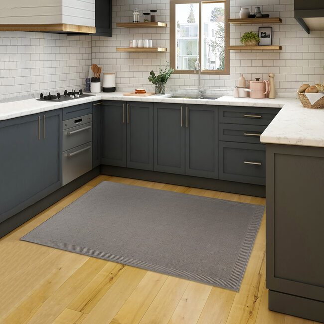 Dutch Lifestyle - Lana 2 grijs - Wol - Vloerkleed - Grijs