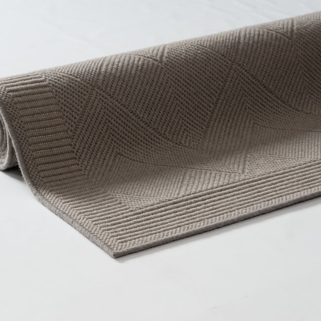 Dutch Lifestyle - Lana 2 grijs - Wol - Vloerkleed - Grijs