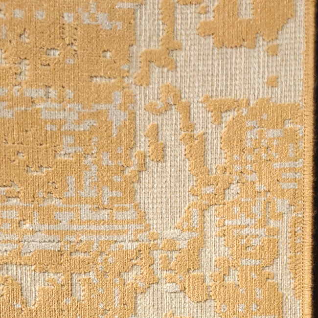 Dutch Lifestyle - Lux 1 Beige/goud - Viscose/Katoen - Vloerkleed - Beige/Goud
