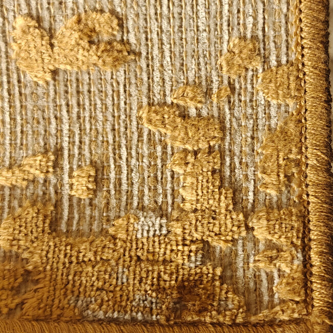 Dutch Lifestyle - Lux 1 Beige/goud - Viscose/Katoen - Vloerkleed - Beige/Goud