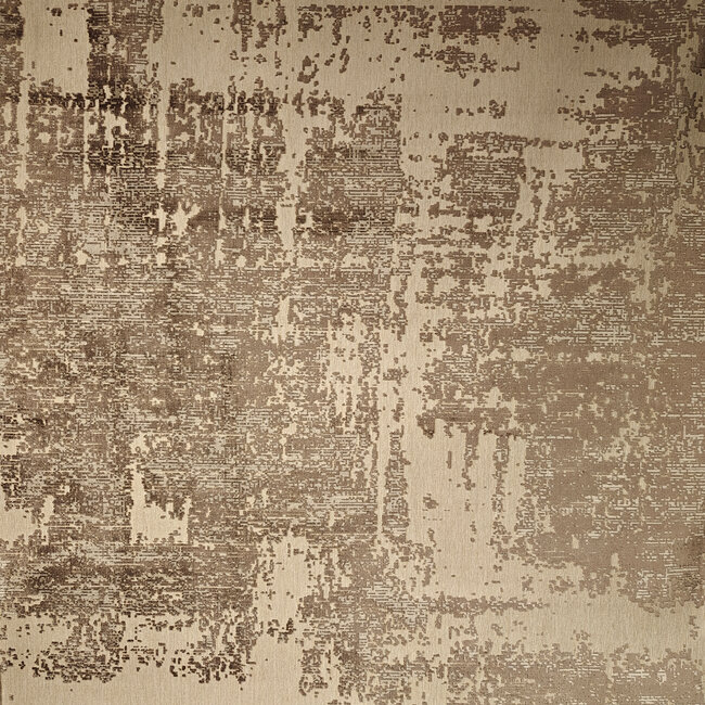 Dutch Lifestyle - Lux 1 Beige/grijs - Viscose/Katoen - Vloerkleed - Beige/Grijs