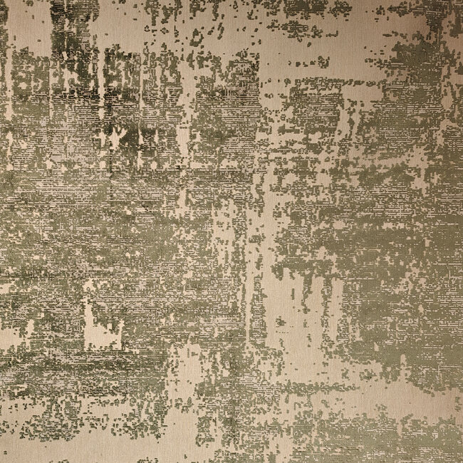 Dutch Lifestyle - Lux 1 Beige/groen - Viscose/Katoen - Vloerkleed - Beige/groen