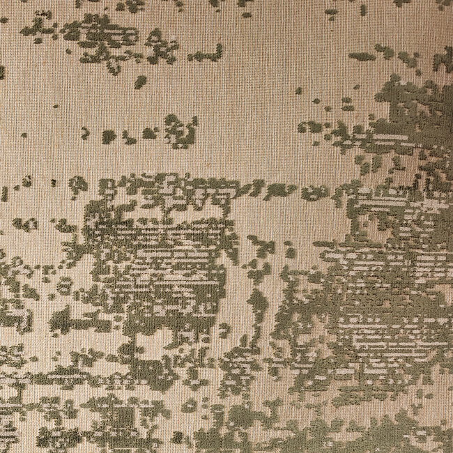 Dutch Lifestyle - Lux 1 Beige/groen - Viscose/Katoen - Vloerkleed - Beige/groen