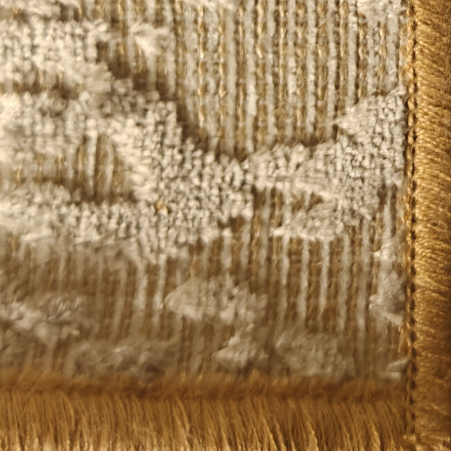 Dutch Lifestyle - Lux 2 Beige/oker - Viscose/Katoen - Vloerkleed - Beige/oker