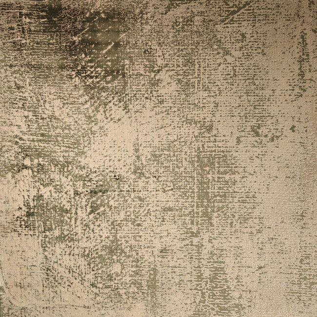 Dutch Lifestyle - Lux 2 Beige/groen- Viscose/Katoen - Vloerkleed - Beige/Groen
