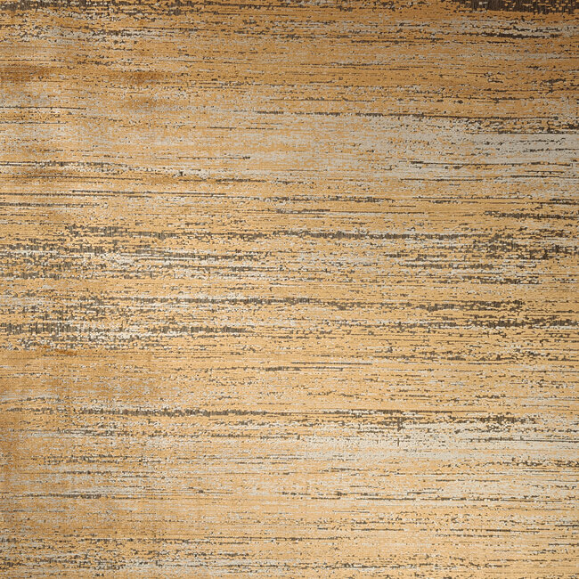 Dutch Lifestyle - Lux 3 Zwart/goud- Viscose/Katoen - Vloerkleed - Zwart/Goud