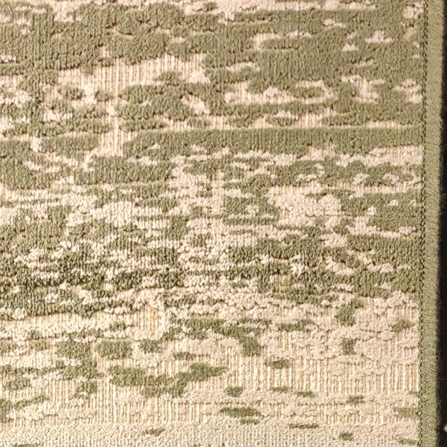Dutch Lifestyle - Lux 3 Beige/groen - Viscose/Katoen - Vloerkleed - Beige/Groen