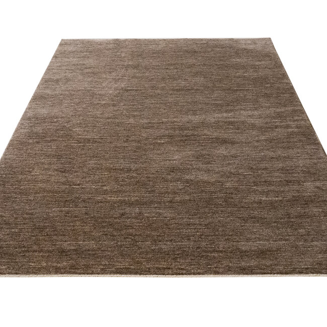 Dutch Lifestyle - Morris bruin - Polyester/Katoen/Latex - Vloerkleed - Bruin