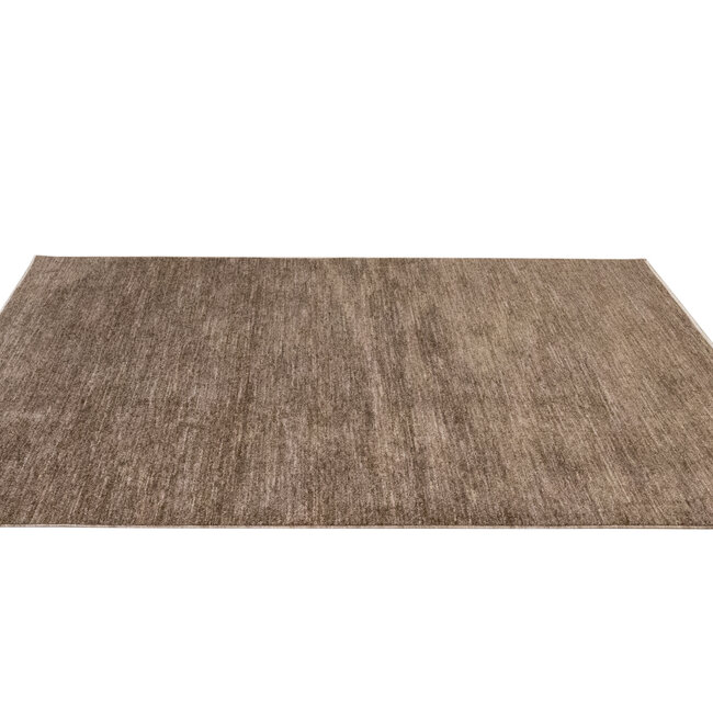 Dutch Lifestyle - Morris bruin - Polyester/Katoen/Latex - Vloerkleed - Bruin