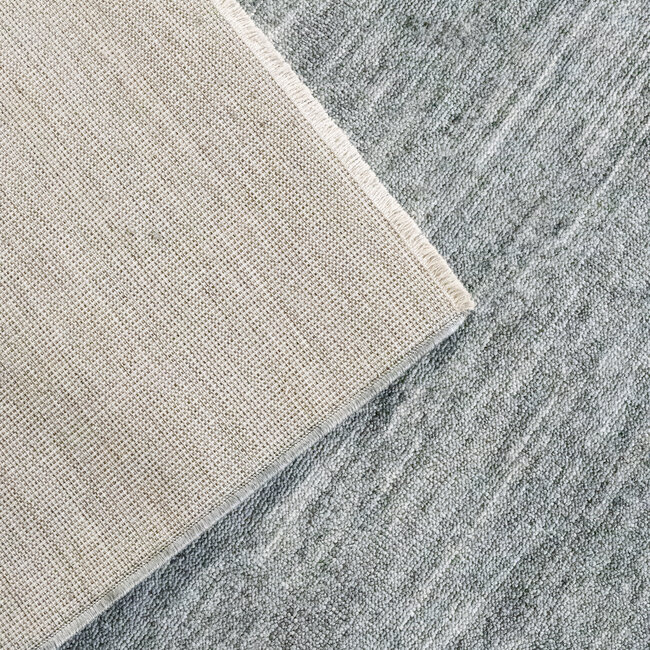 Dutch Lifestyle - Morris Teal - Polyester/Katoen/Latex - Vloerkleed - Blauw