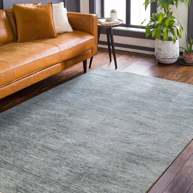 Dutch Lifestyle - Morris Teal - Polyester/Katoen/Latex - Vloerkleed - Blauw