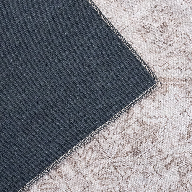 Dutch Lifestyle - Oasis U - Polyester/Katoen/Viscose - Vloerkleed - Beige