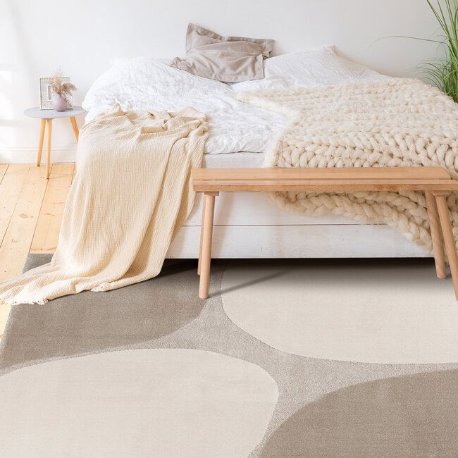 Dutch Lifestyle - Puro 4 - PP/ Jute / Pes - Vloerkleed - Ivoor