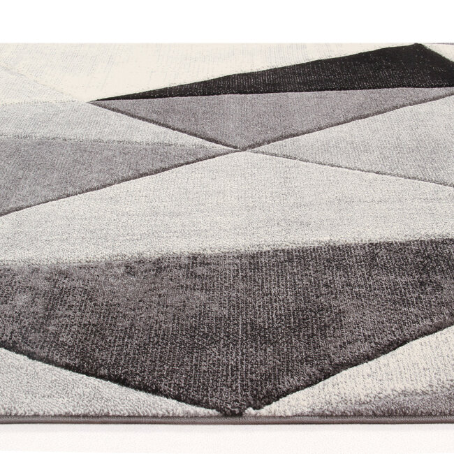 Dutch Lifestyle - Ray C - PP/ Jute - Vloerkleed - Grijs