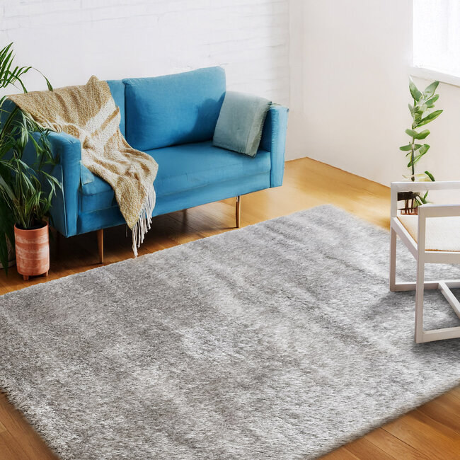 Dutch Lifestyle - Robert grijs - PP/ Jute/Latex/Katoen - Vloerkleed - Grijs