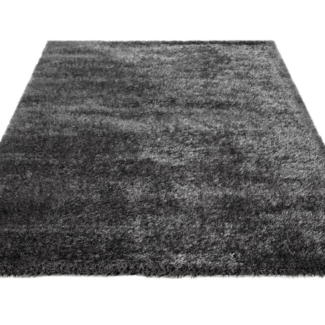 Dutch Lifestyle - Robert zwart - PP/ Jute/Latex/Katoen - Vloerkleed - Zwart