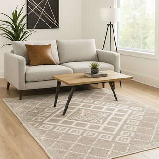 Dutch Lifestyle - Soho 1 - PP - Vloerkleed - Beige/bruin