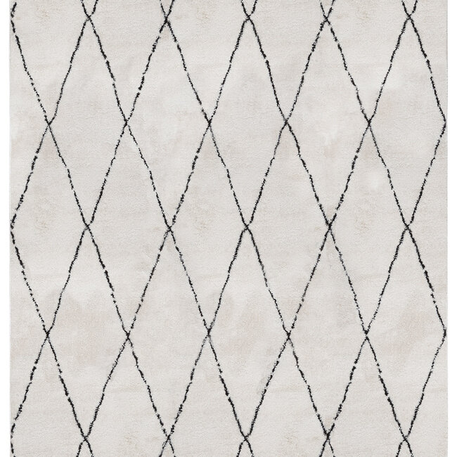 Dutch Lifestyle - Tribe C - PES - Vloerkleed - Zwart-wit