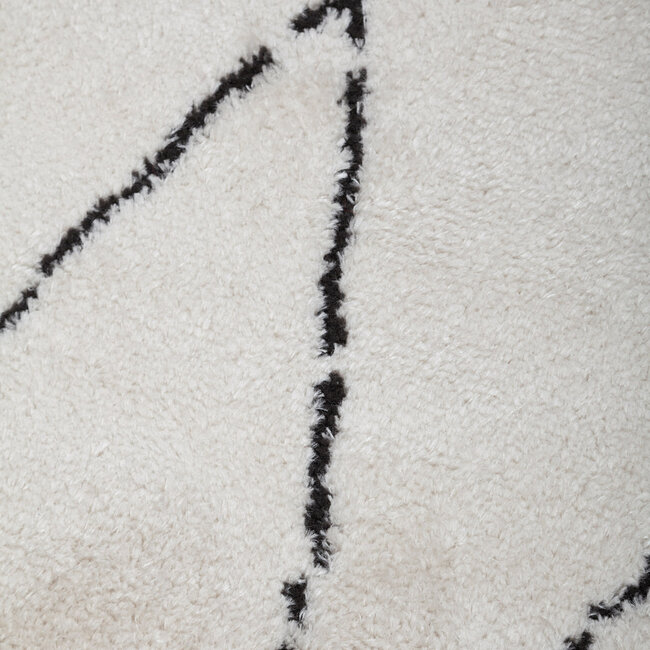 Dutch Lifestyle - Tribe C - PES - Vloerkleed - Zwart-wit