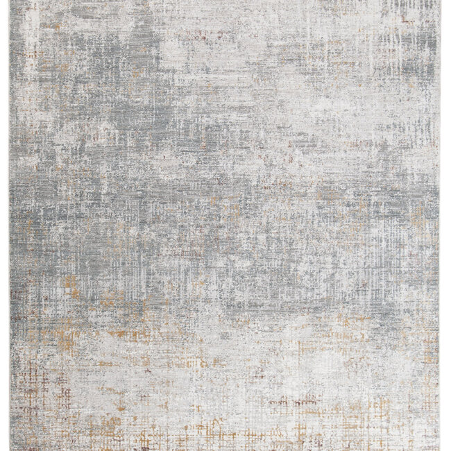 Dutch Lifestyle - Wellington B creme/zilver - PES/Katoen - Vloerkleed - Multicolor