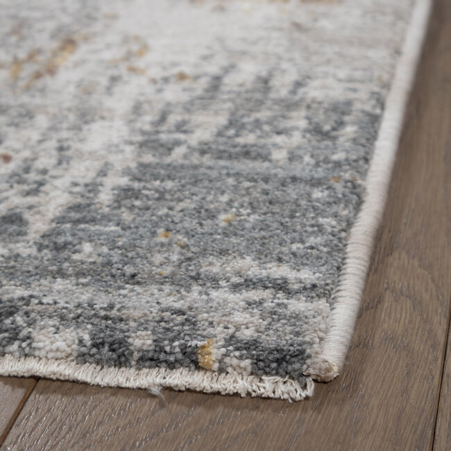 Dutch Lifestyle - Wellington B creme/zilver - PES/Katoen - Vloerkleed - Multicolor