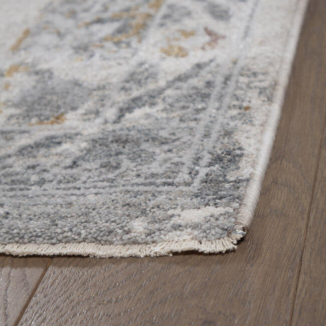 Dutch Lifestyle - Wellington C creme/zilver - PES/Katoen - Vloerkleed - Multicolor