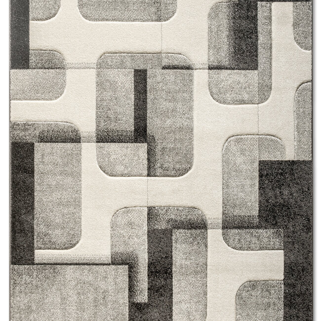 Dutch Lifestyle - Soho 3- PP - Vloerkleed - Zwart/wit