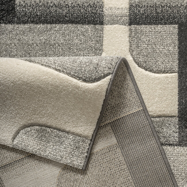 Dutch Lifestyle - Soho 3- PP - Vloerkleed - Zwart/wit