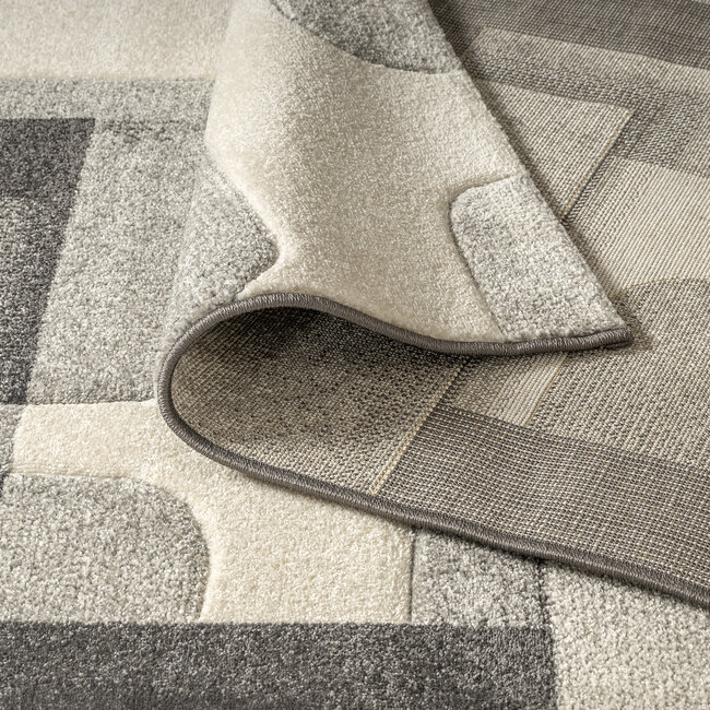 Dutch Lifestyle - Soho 3- PP - Vloerkleed - Zwart/wit