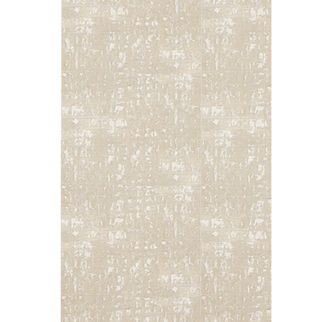 Dutch Wallcoverings Embellish fabric abstract cream - vliesbehang - 10m x 53cm - DE120091