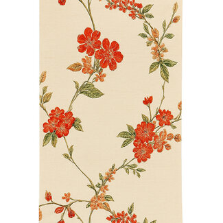 Dutch Wallcoverings Vliesbehang - Fabric Touch flower red - FT221211