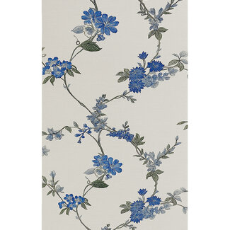 Dutch Wallcoverings Vliesbehang - Fabric Touch flower light blue - FT221213