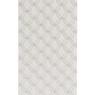 Dutch Wallcoverings Vliesbehang - Fabric Touch geometric white - FT221221