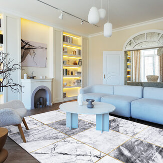 Dutch Lifestyle - Carrara A - PP/Jute - Vloerkleed - Multicolor