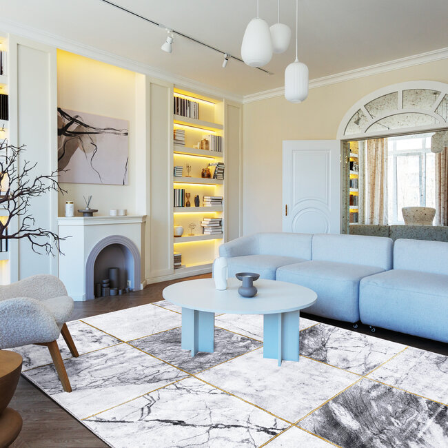 Dutch Lifestyle - Carrara A - PP/Jute - Vloerkleed - Multicolor