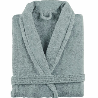 Dutch Wallcoverings Sorema - Badjas - New Plus Shawl Collar - Silver - Maat M Dutch Wallcoverings Sorema - Badjas - New Plus Shawl Collar - Silver - Maat M