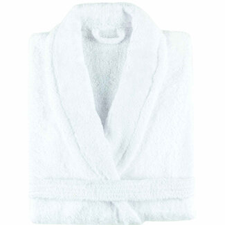 Dutch Wallcoverings Sorema - Badjas - New Plus Shawl Collar - White - Maat L Dutch Wallcoverings Sorema - Badjas - New Plus Shawl Collar - White - Maat L
