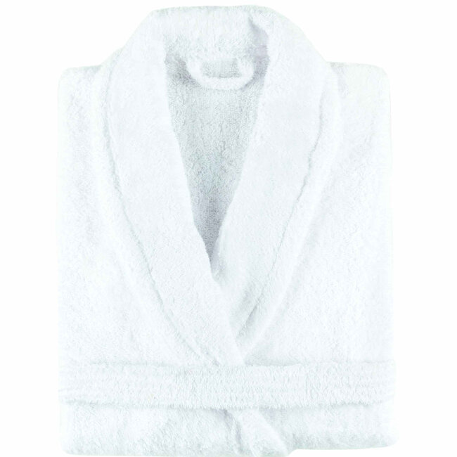 Dutch Wallcoverings Sorema - Badjas - New Plus Shawl Collar - White - Maat L
