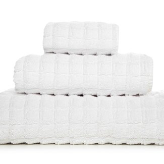 Dutch Wallcoverings Sorema - Badlaken - Heaven - White - 70x140cm Dutch Wallcoverings Sorema - Badlaken - Heaven - White - 70x140cm