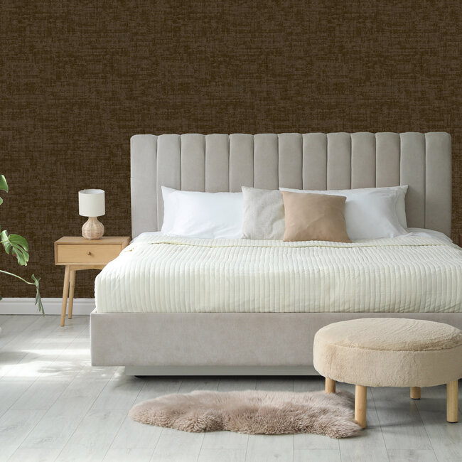 Dutch Wallcoverings Dutch Wallcoverings - Velvet Touch - Bruin Metallic - VT10034